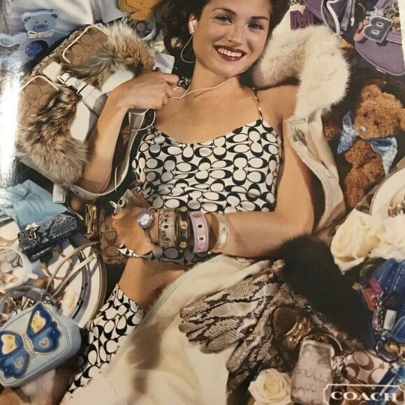 New, Vintage, Coach Legacy Blue Leather Card Wallet - Picture 16 of 16